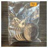 QTY 10 MIXE DATE IKE DOLLARS