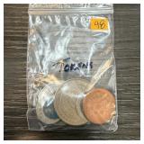 LOT OF MIXED TOKENS