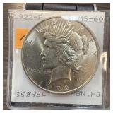 1922 PEACE SILVER DOLLAR HIGH GRADE