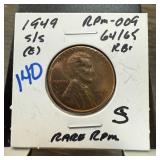 1949-S/S WHEAT PENNY CENT RPM-009