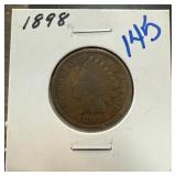1898 INDIAN HEAD PENNY CENT