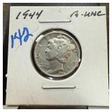 1944 MERCURY SILVER DIME