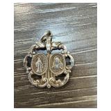 STERLING SILVER RELIGIOUS PENDANT