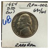 1954-D/D JEFFERSON NICKEL RPM-002