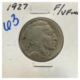 1927 BUFFALO NICKEL