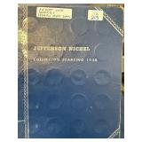 JEFFERSON NICKEL COIN ALBUM 34 DIFFERENT
