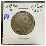 1930-S BUFFALO NICKEL