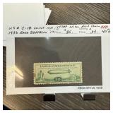 C18 MINT NH 1933 RARE ZEPPELIN STAMP