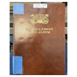 WHEAT PENNY CENT COIN ALBUM 58 DIFFERENT