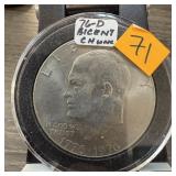 1976-D BICENTENNIAL UNC IKE DOLLAR