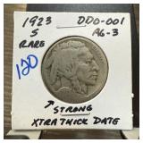 1923-S BUFFAL NICKEL DDO-001