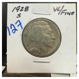 1928-S BUFFALO NICKEL