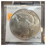 1923 PEACE SILVER DOLLAR HIGH GRADE
