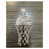 LARGE BASKETBALL BLINGY PENDANT