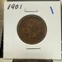 1901 INDIAN HEAD PENNY CENT