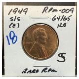 1949-S/S WHEAT PENNY CENT RPM-009