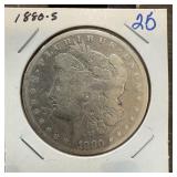1880-S MORGAN SILVER DOLLAR
