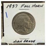 1937 BUFFALO NICKEL HIGH GRADE