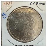 1921 MORGAN SILVER DOLLAR HIGH GRADE