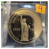 1986 PROOF 100TH ANNIVERSARY LIBERTY TOKEN