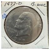 1977-D IKE DOLLAR BU
