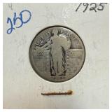 1925 STANDING LIBERTY SILVER QUARTER