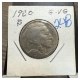 1920-S BUFFALO NICKEL