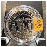 1986 PROOF LIBERTY CLAD HALF DOLLAR