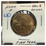 2000 SACAGAWEA DOLLAR UNC