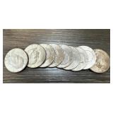 QTY 10 MIXED DATE IKE DOLLARS