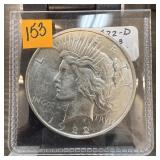 1922-D PEACE SILVER DOLLAR