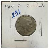 1918 BUFFALO NICKEL