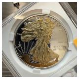2000 PROOF AMERICAN SILVER EAGLE DOLLAR COIN