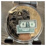 GEORGE WASHINGTON BANKNOTE PROOF COIN