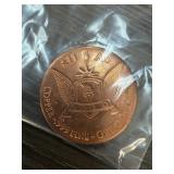 1 OZ COPPER BULLION ROUND INDIAN HEAD