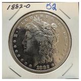 1882-O MORGAN SILVER DOLLAR