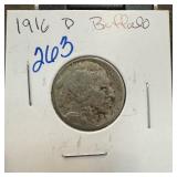 1916-D BUFFALO NICKEL