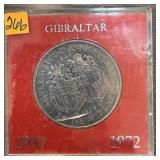 1972 25 NEW PENCE GIBRALTAR