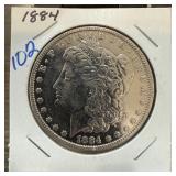 1884 MORGAN SILVER DOLLAR