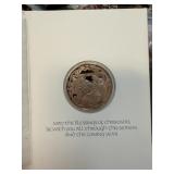 FRANKLIN MINT BRONZE CHRISTMAS MEDAL / TOKEN
