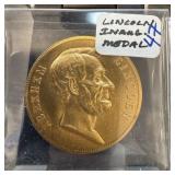 LINCOLN INAUGURAL COMMEMORATIVE MEDAL