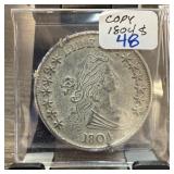 1804 CAPPED BUST SILVER DILLAR REPLICA