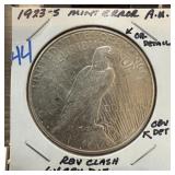1923-S PEACE SILVER DOLLAR ERROR COIN