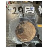 SAM HOUSTON COMMEMORATIVE BRONZE TOKEN
