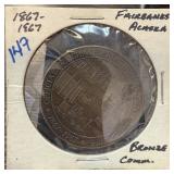 1967 FAIRBANKS ALASKA BRONZE COMM TOKEN