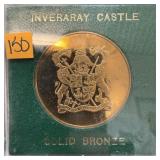 BRONZE INVERARY CASTLE MEDAL / TOKEN
