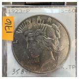 1923 PEACE SILVER DOLLAR