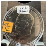 1974-D BU IKE DOLLAR