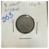 1865 3 CENT NICKEL