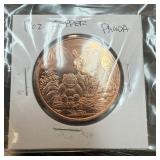 1 OZ COPPER BULLION ROUND PANDA